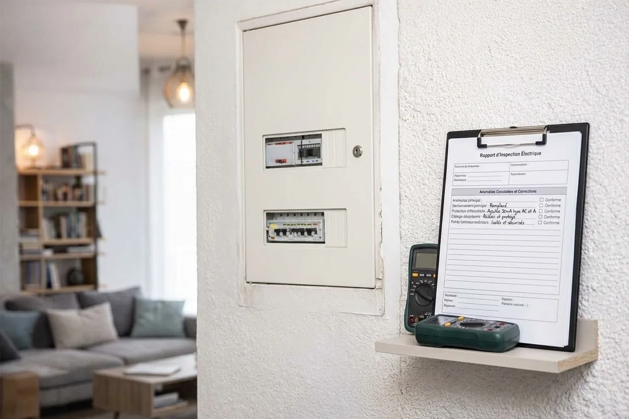 Électricien à Nanterre — après (chantier 1) Électricien à Nanterre — après (chantier 1)
